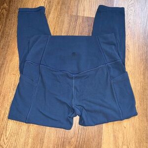 Blue Athleta leggings size small 22.5” inseam